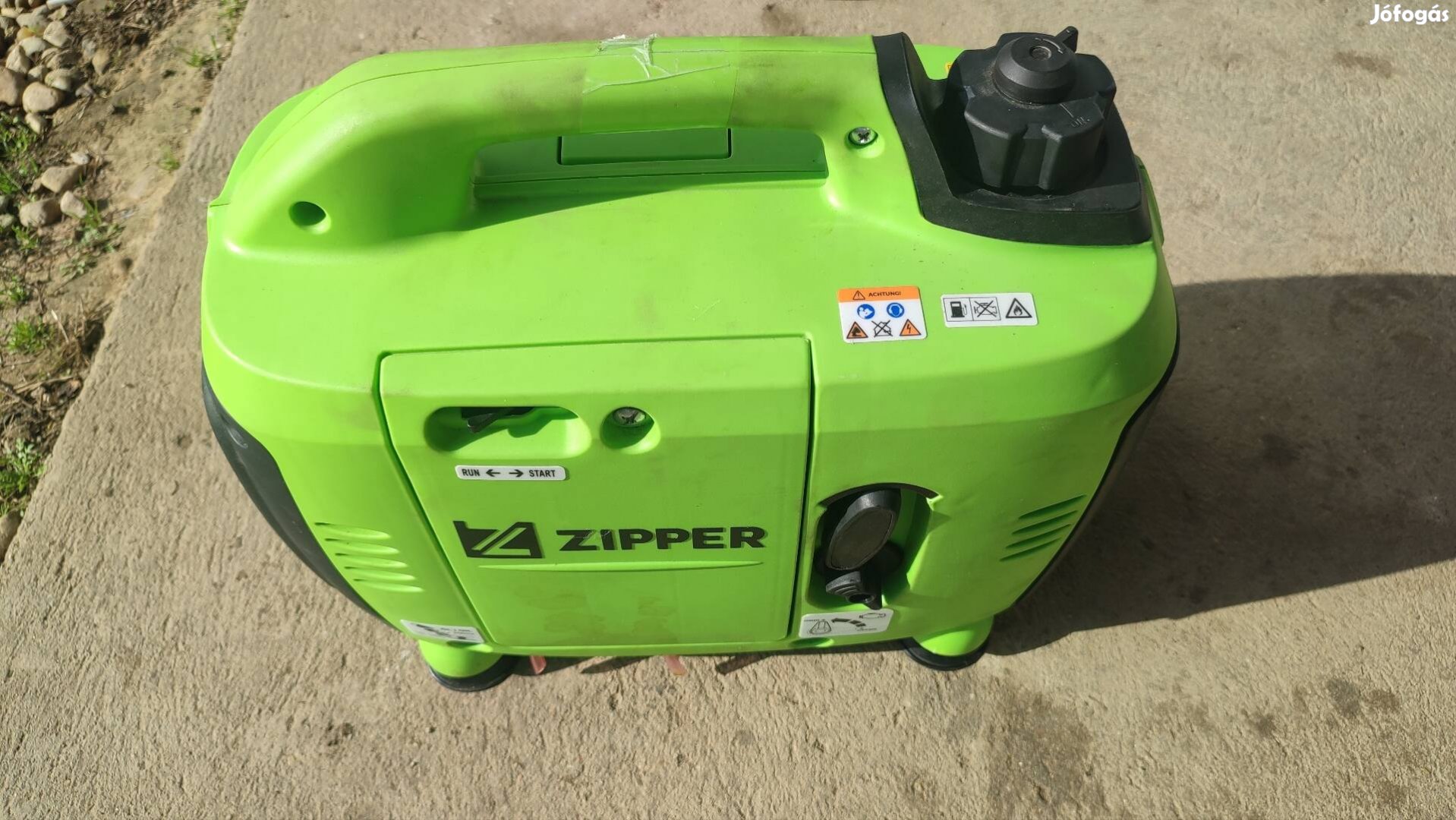 Zipper inverteres aggregátor, áramfejlesztő 