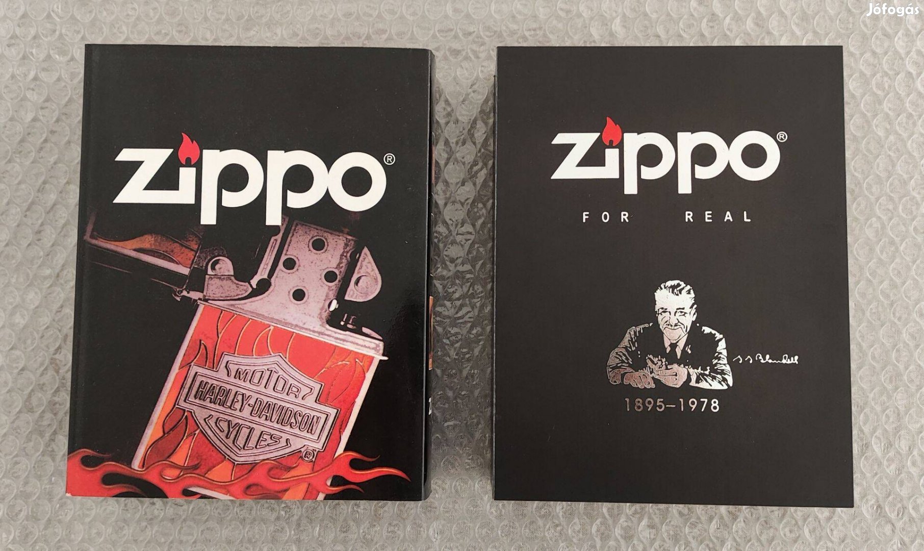 Zippo gyűjtői fa díszdoboz