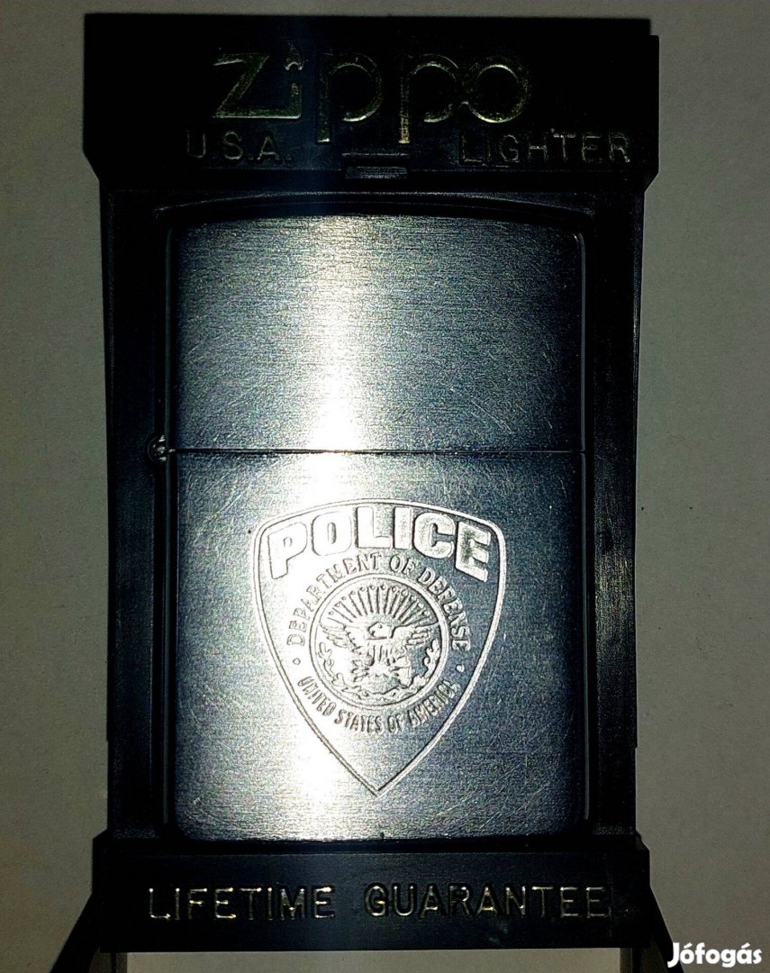 Zippo ngy jt Police eredeti haszn lt elad . Foxpost megoldhat