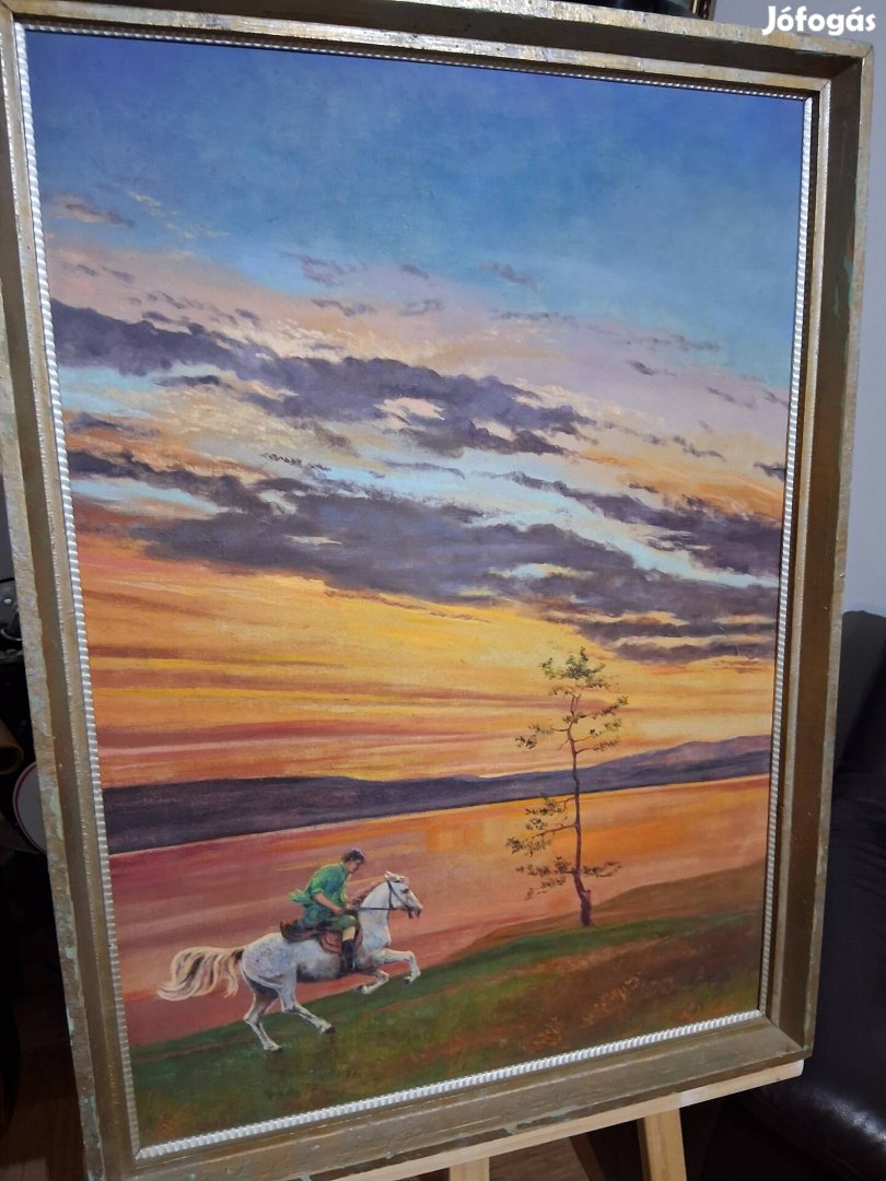 Zivatar után, olaj vászon