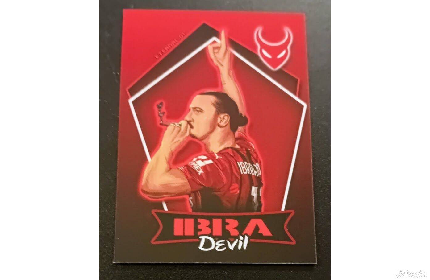 Zlatan Ibrahimovic AC Milan Ibra Devil focis kártya Fantop