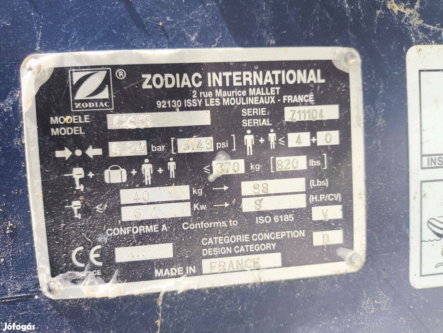 Zodiac Cadet csónak