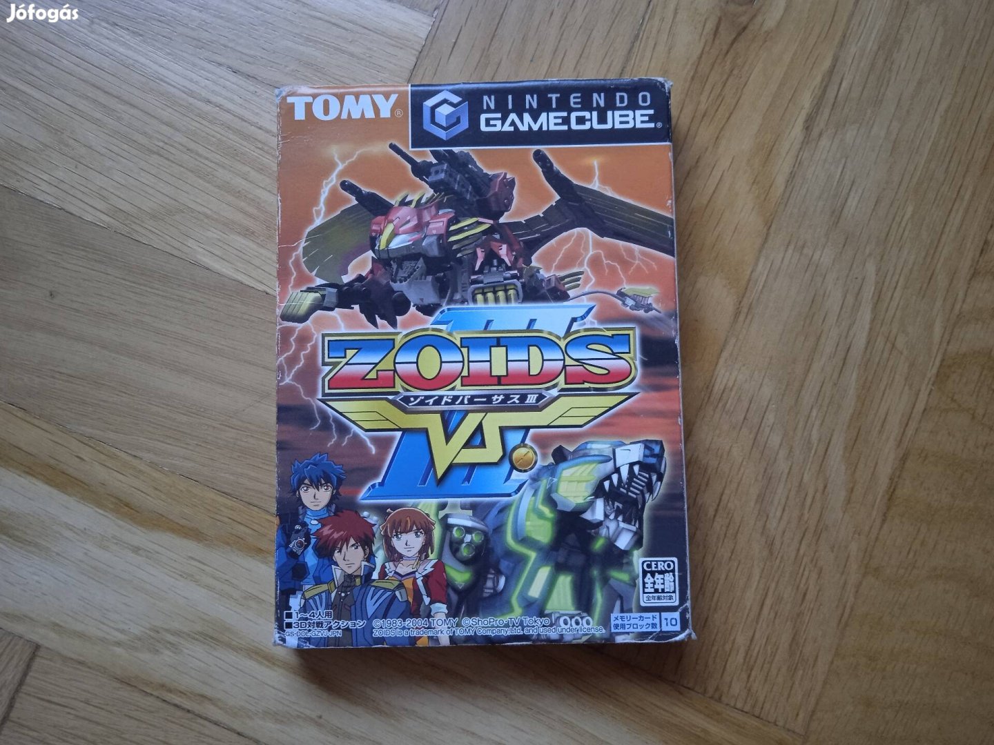 Zoids VS III Nintendo Game Cube japán játék Gamecube