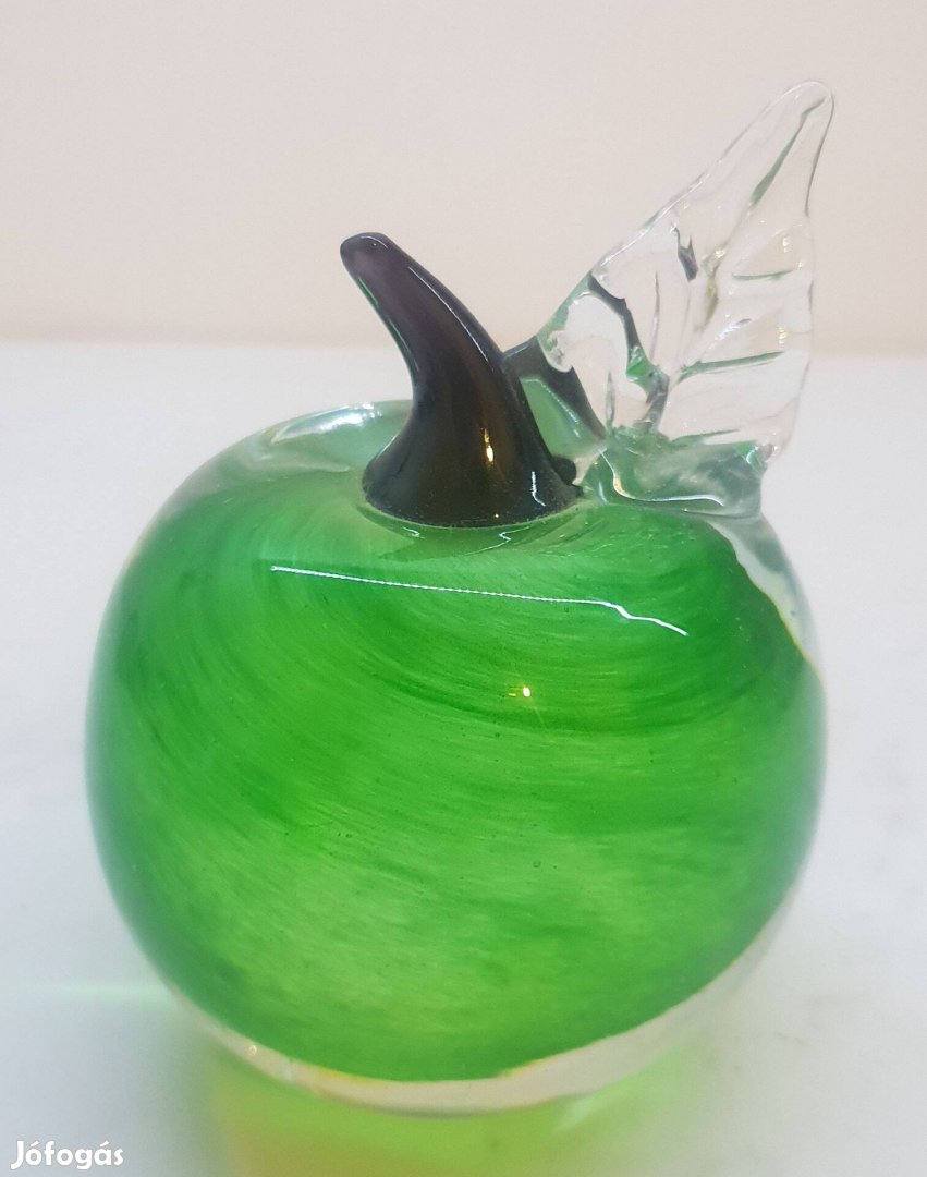 Zöld alma formájú levélnehezék