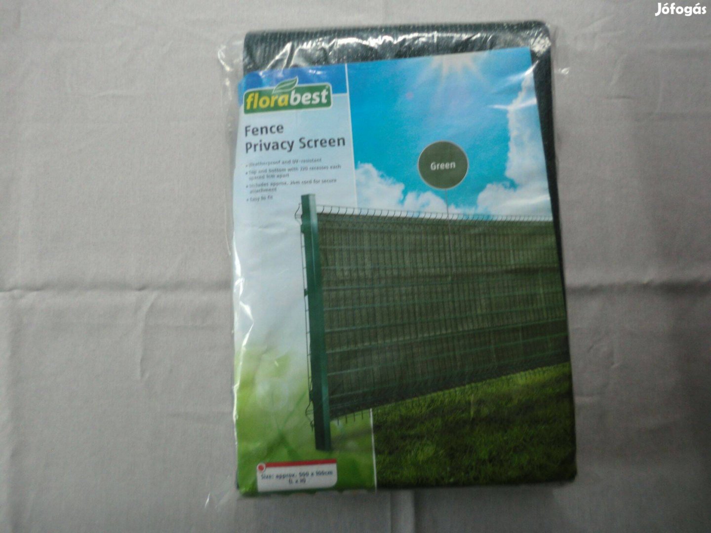 Zöld árnyékoló háló eladó