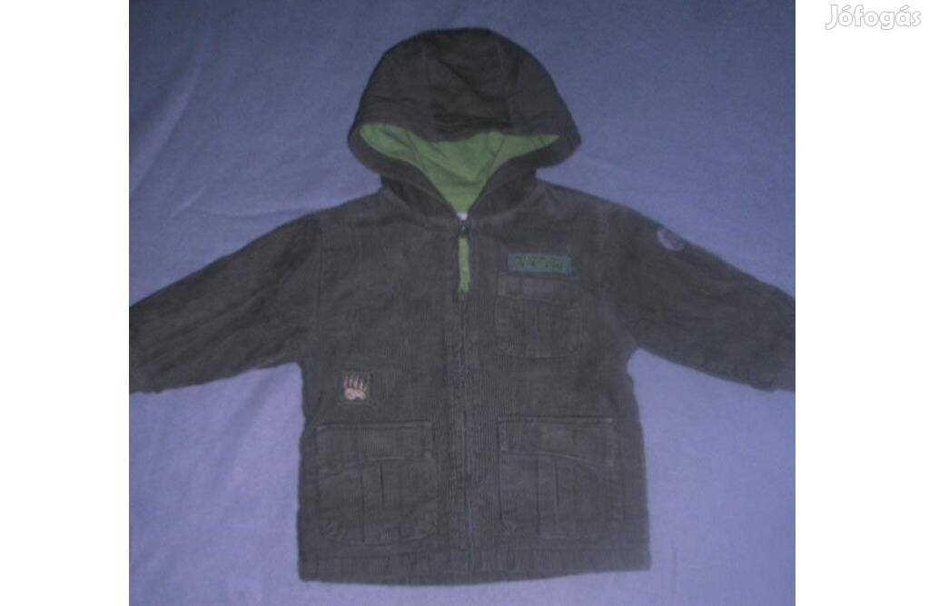 Zöld átmeneti kisfiú kabát ( 1 éves méret )