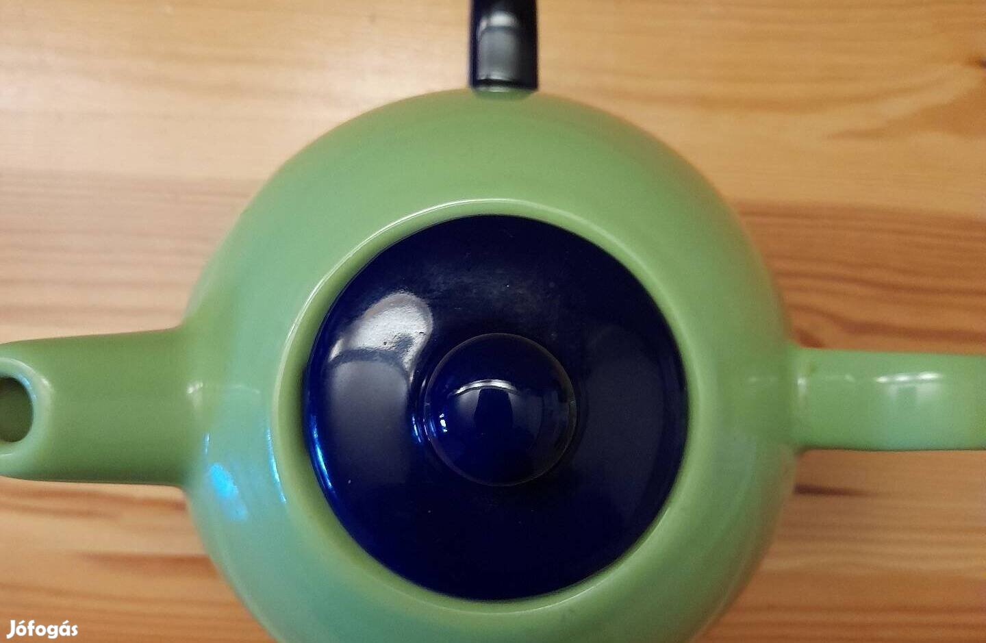 Zöld és kék színű 0,6 literes teás készlet