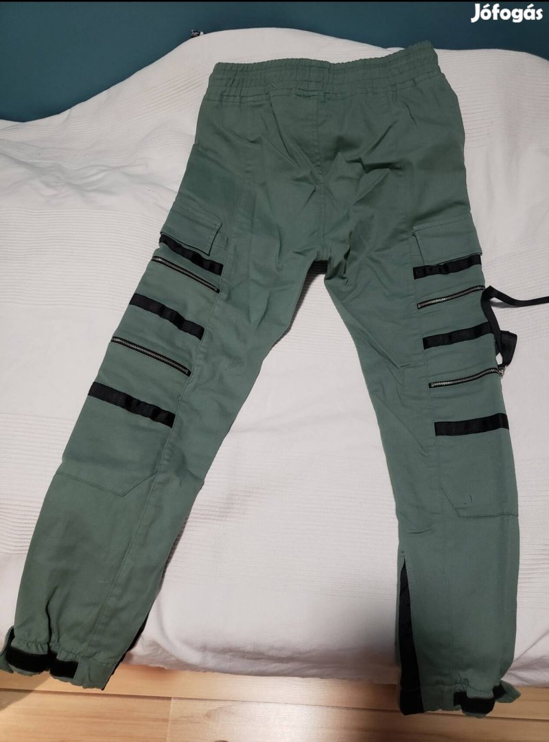 Zöld ferfi cargo nadrág