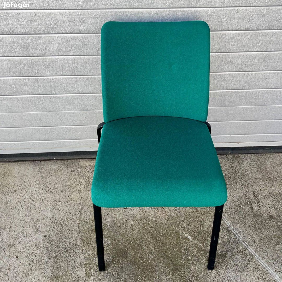Zöld színű konferenciaszék, tárgyalószék, Steelcase - használt bútor