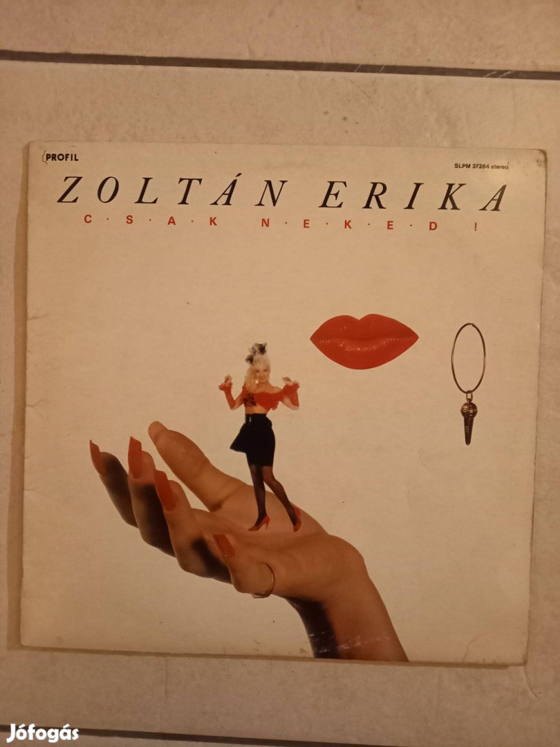 Zoltán Erika bakelit lemez