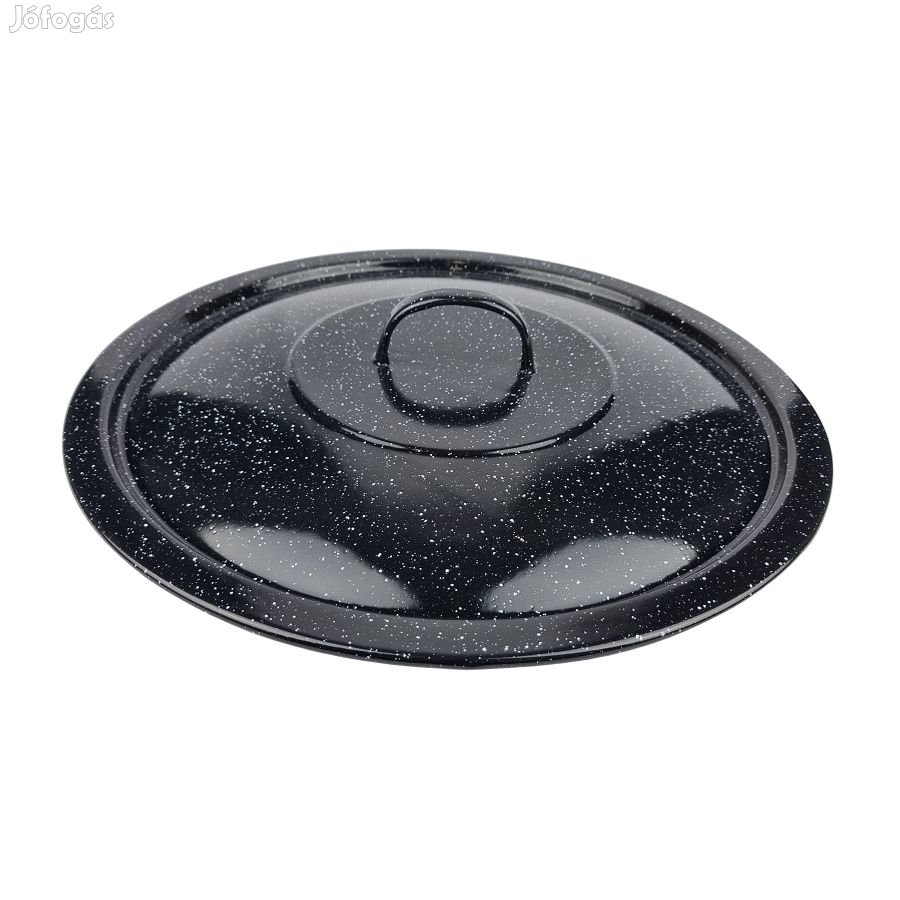Zománcozott fekete fedő 41cm-es bográcsfedő