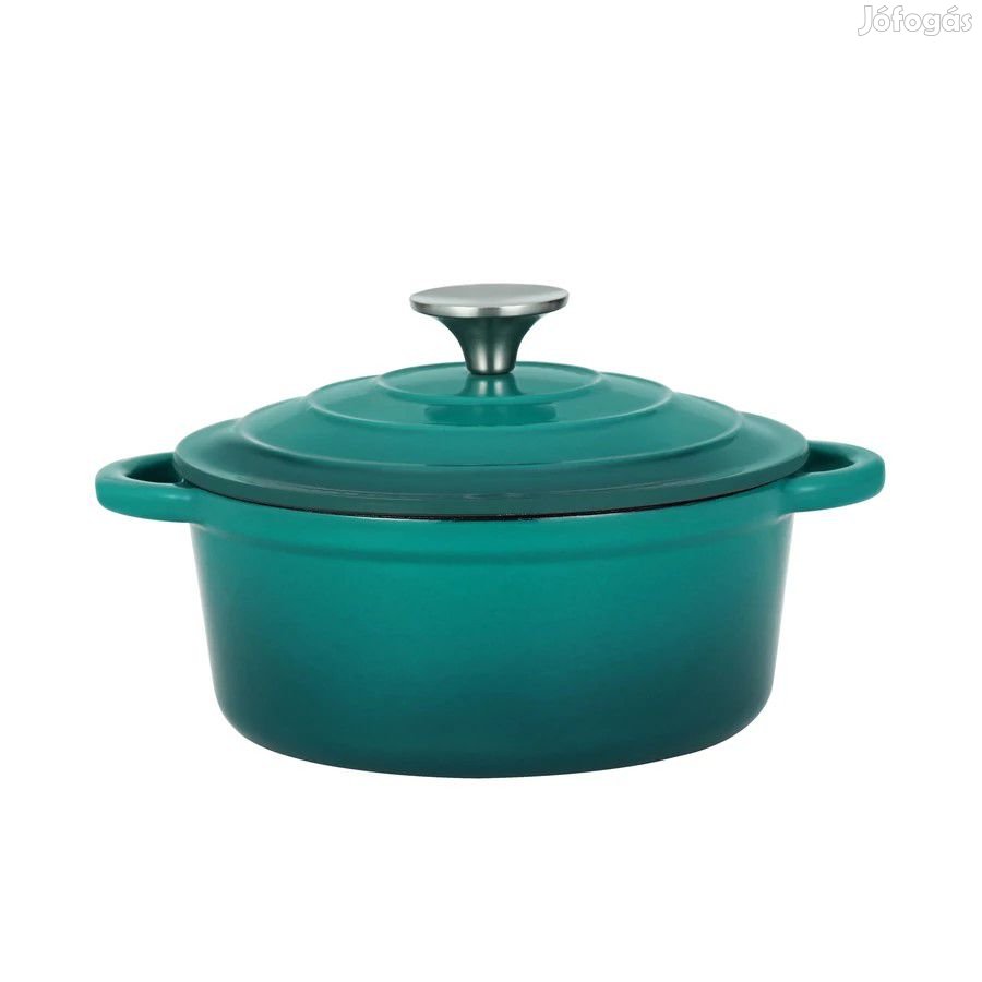 Zománcozott öntöttvas lábas fedővel 2 literes, 20 cm-es