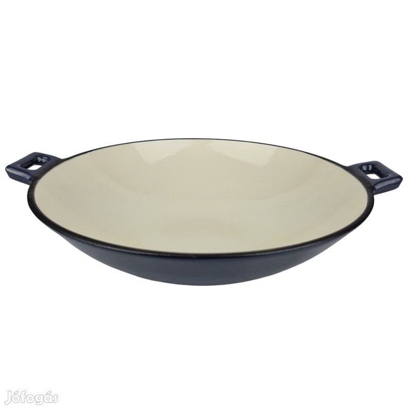 Zománcozott öntöttvas wok 37 cm