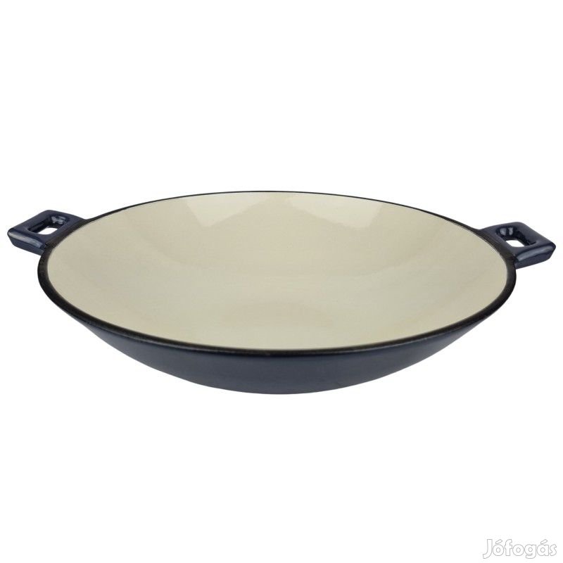 Zománcozott öntöttvas wok 37 cm