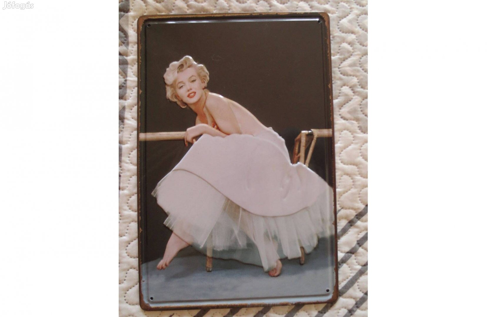 Zománcozott reklámtábla eladó