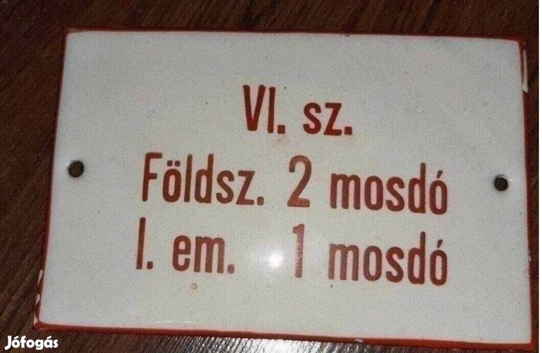 Zománcozott tábla