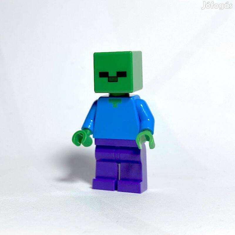 Zombi Eredeti LEGO minifigura - Minecraft 21166 - Új