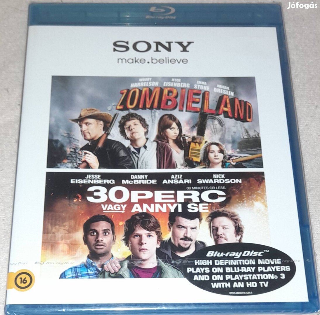 Zombieland/30 PERC Vagy Annyi SE Twinpack Bontatlan Magyar Blu-ray 