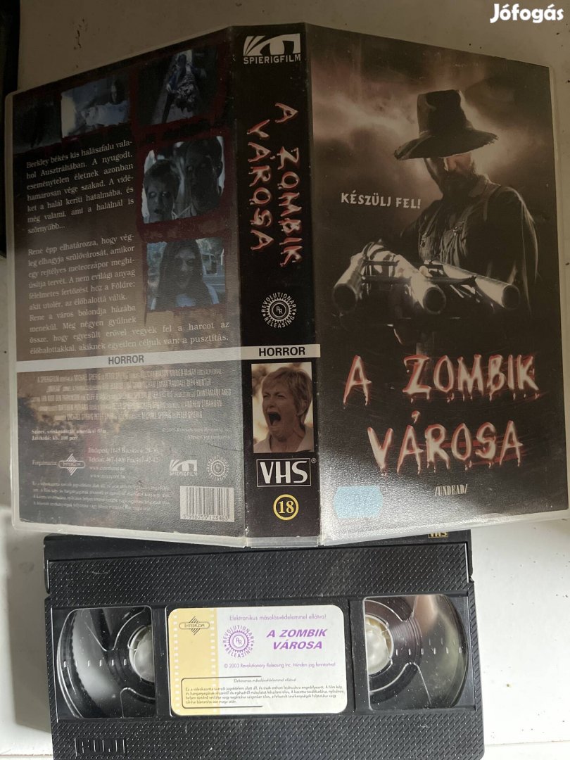 Zombik városa vhs film