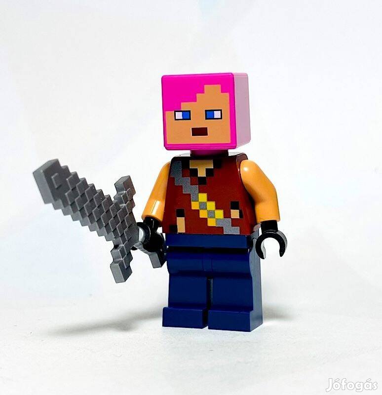 Zombivadász Eredeti LEGO minifigura - Minecraft 21190 - Új
