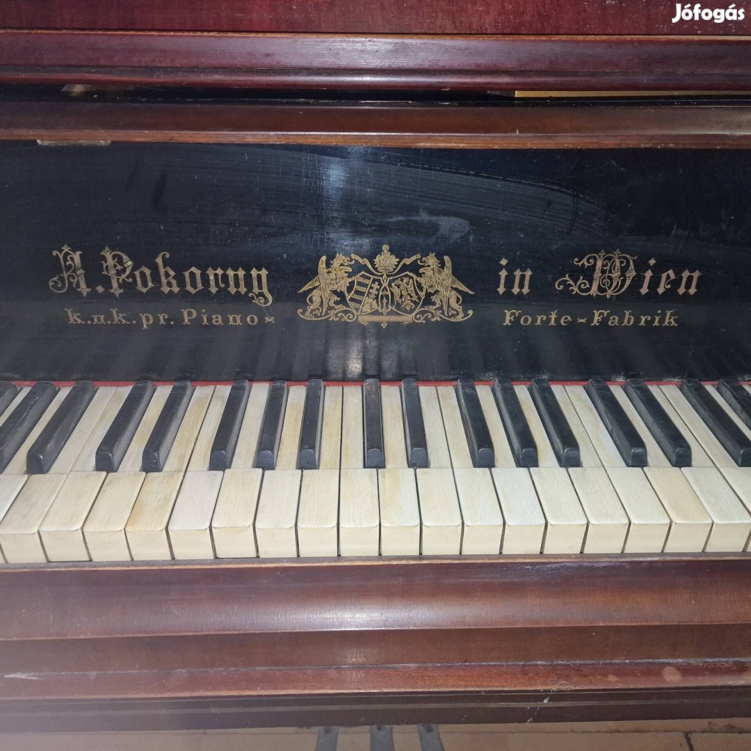 Zongora A.Pokorny Wien Bécsi.
