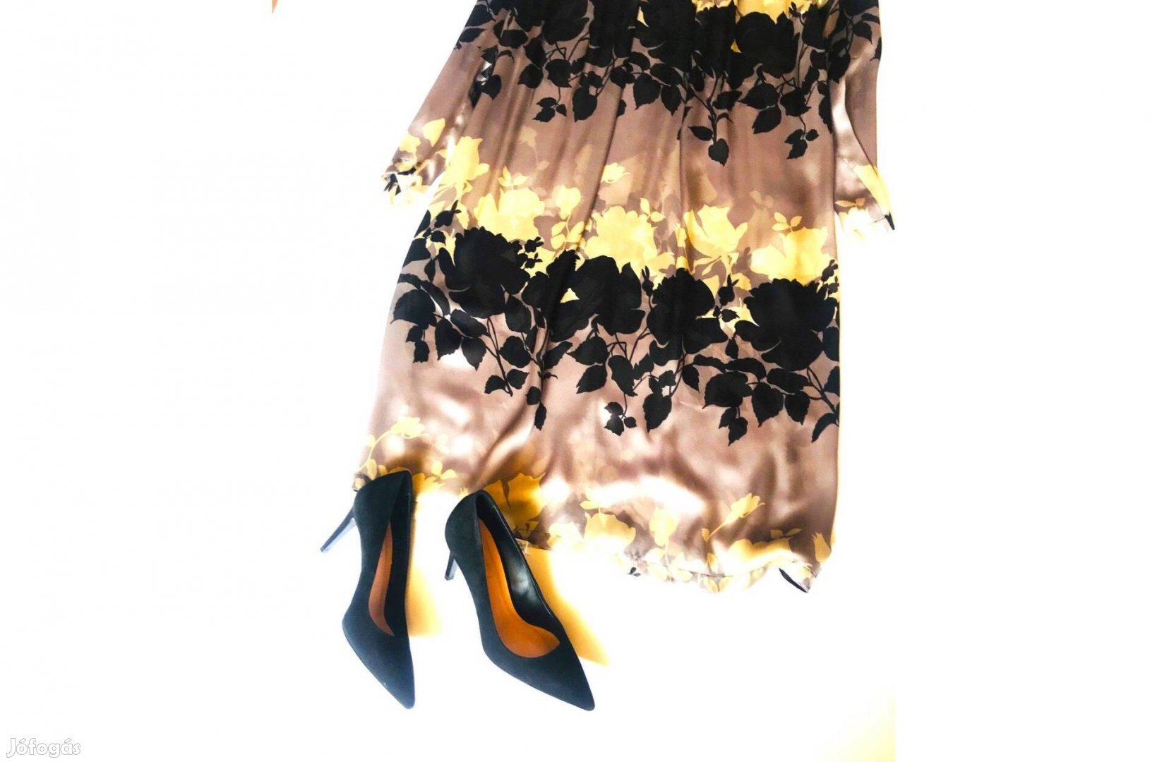 Zoób Katti elegáns 100% selyem silk ruha S / M