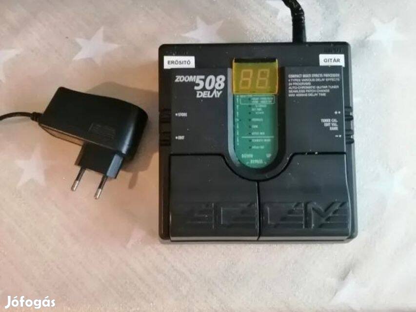 Zoom-508 Delay Japán multieffekt. tápegységgel eladó