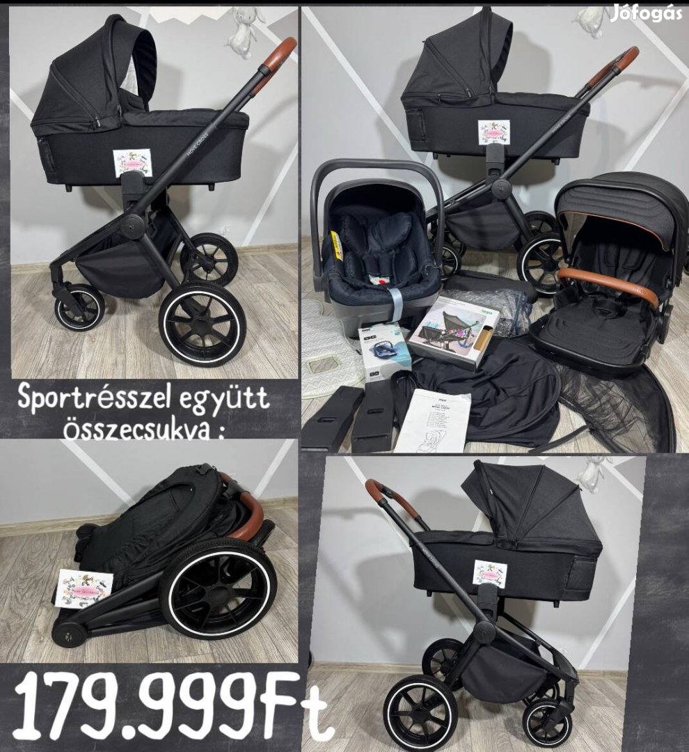 Zopa Move Cross 3:1 fekete unisex babakocsi 