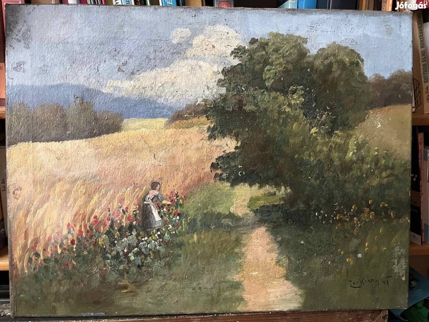 Zorkóczy Gyula festmény keret nélkül