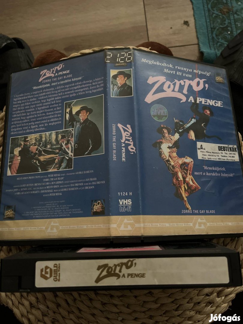 Zorro a penge vhs m