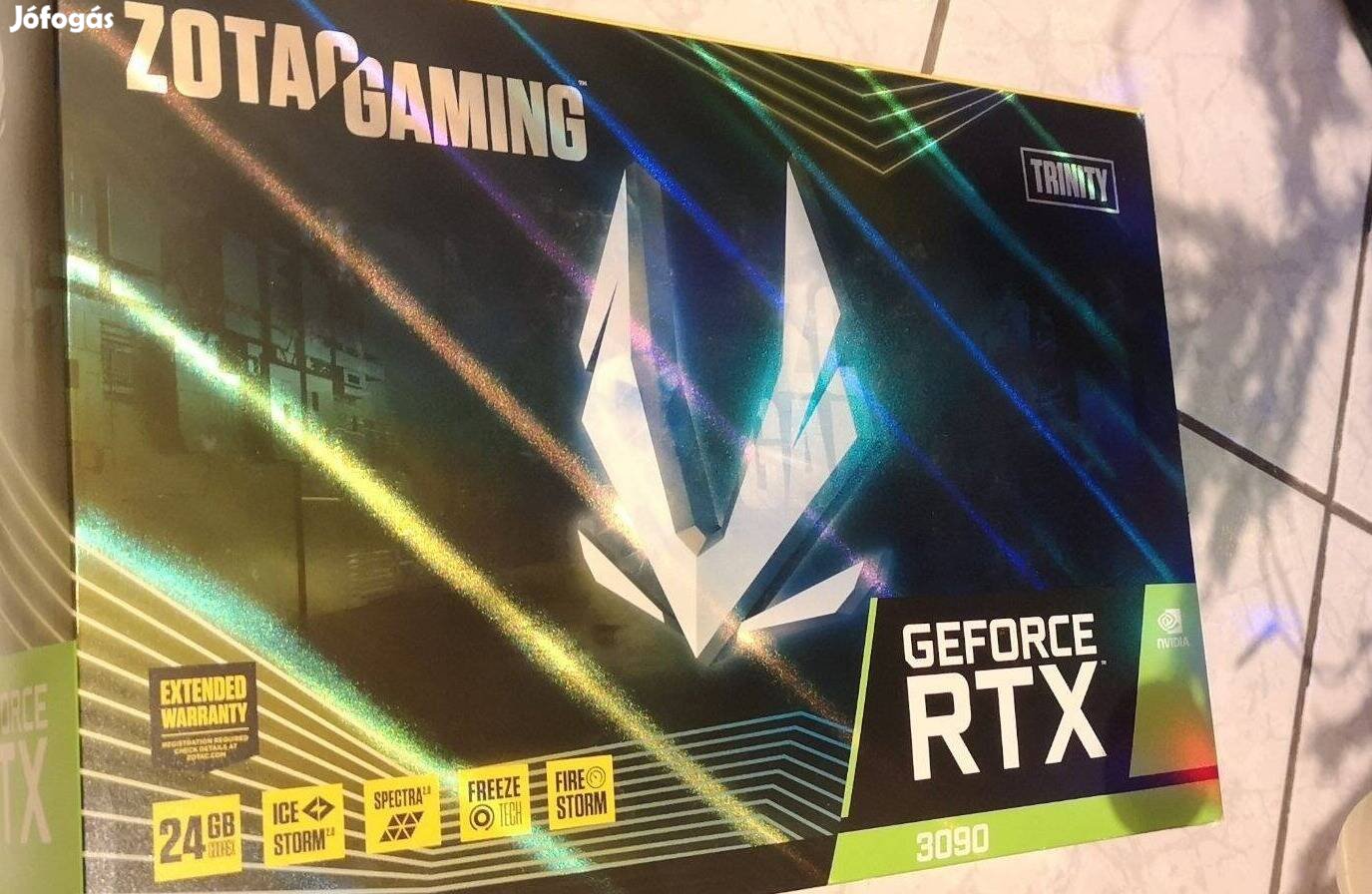 Zotac Gaming Geforce Rtx 3090 Trinity (ZT-A30900D-10P) gyönyörű doboz