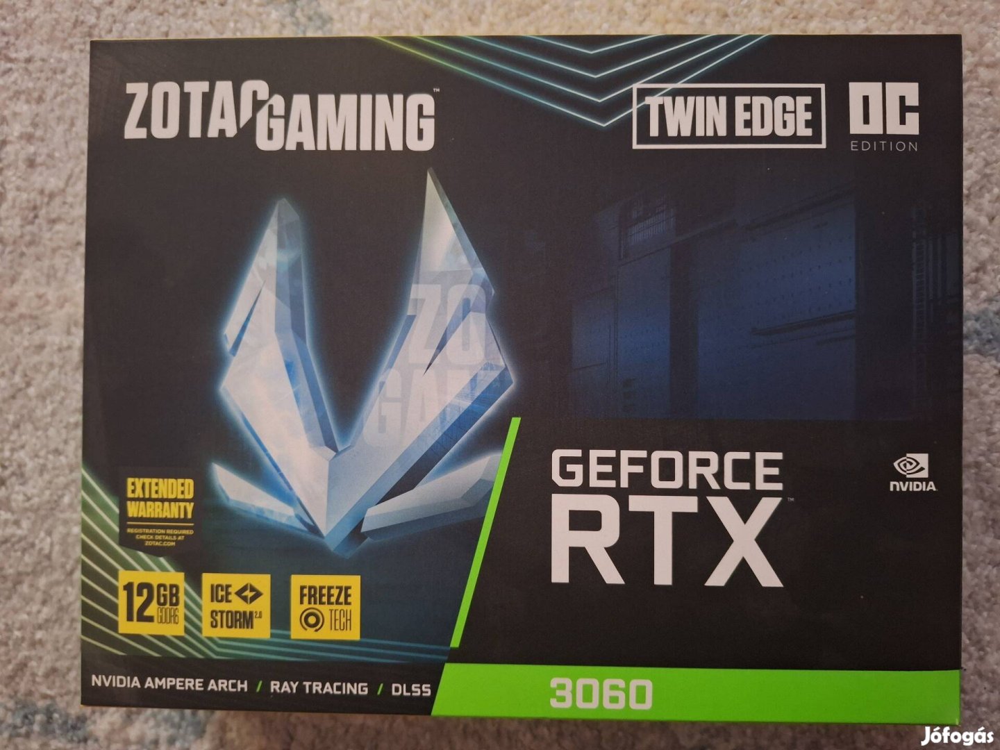 Zotac Rtx3060 12GB Twin Edge videokártya eladó