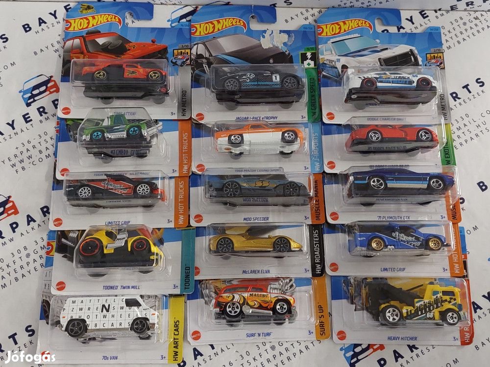 Zsákbamacska - Hot Wheels bliszteres kisautó 1:64