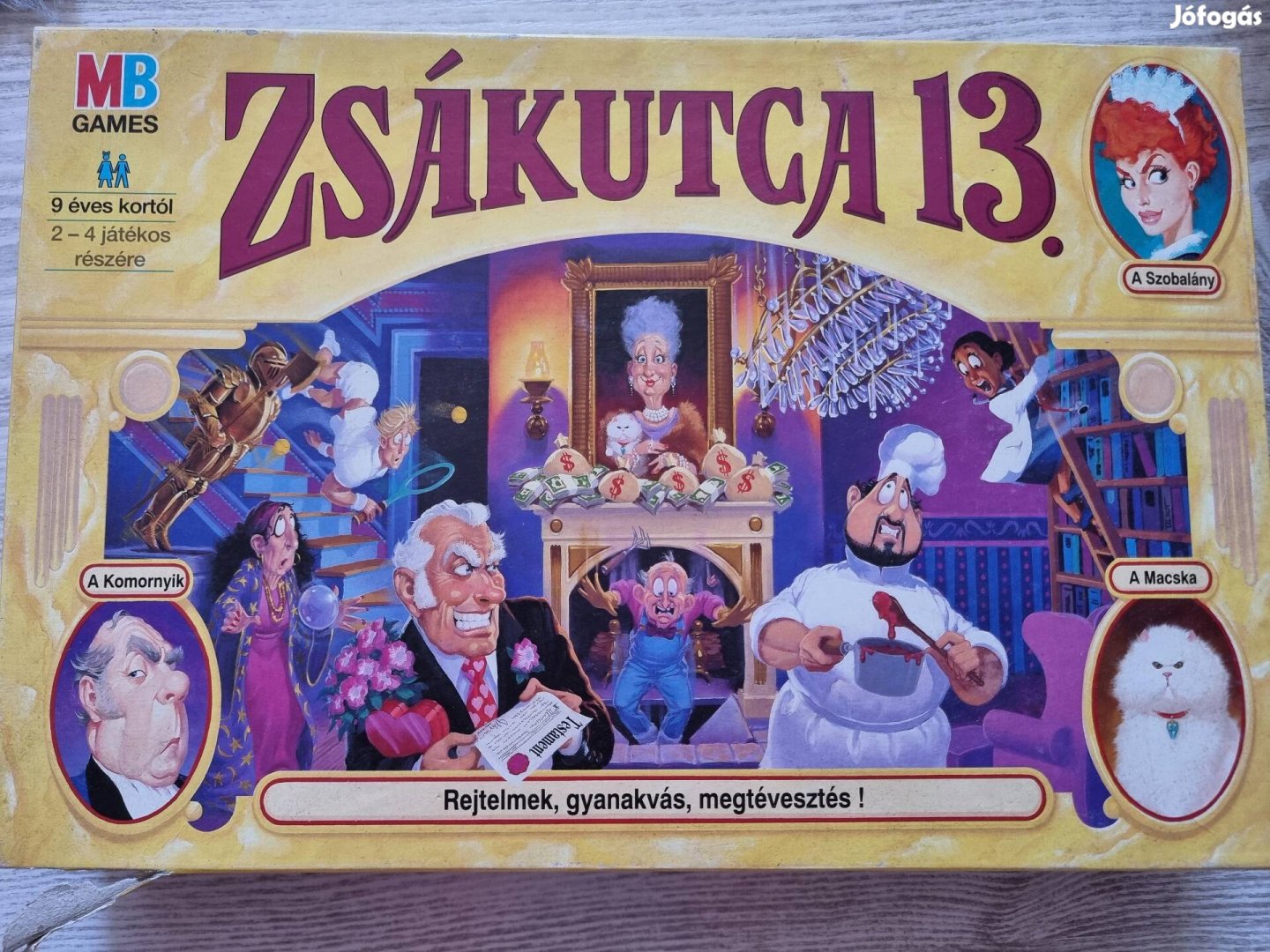 Zsákutca 13 retro társasjáték, ritka