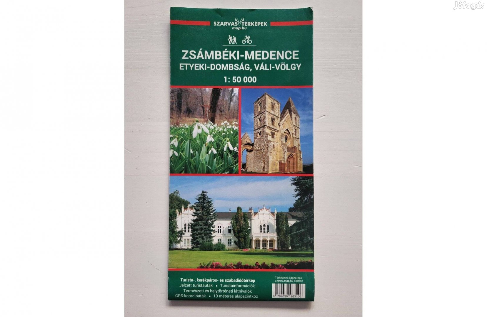 Zsámbéki-medence, Etyeki-dombság, Váli-völgy (turistatérkép)