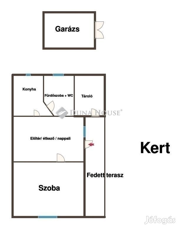 Zsámboki eladó 60 nm-es ház