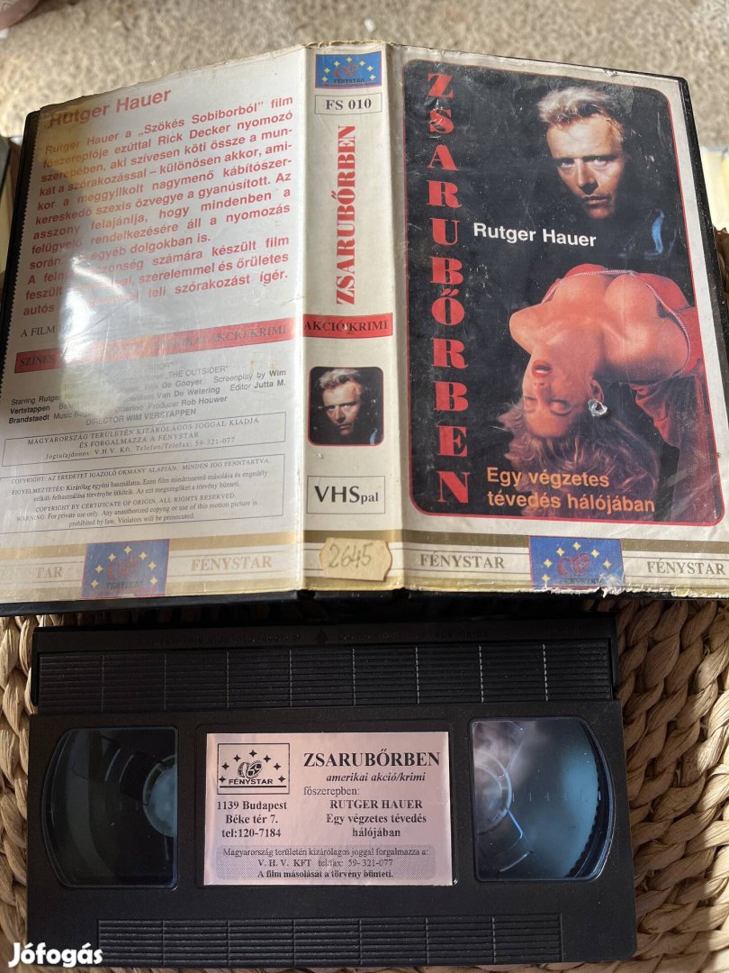 Zsarubőrben vhs