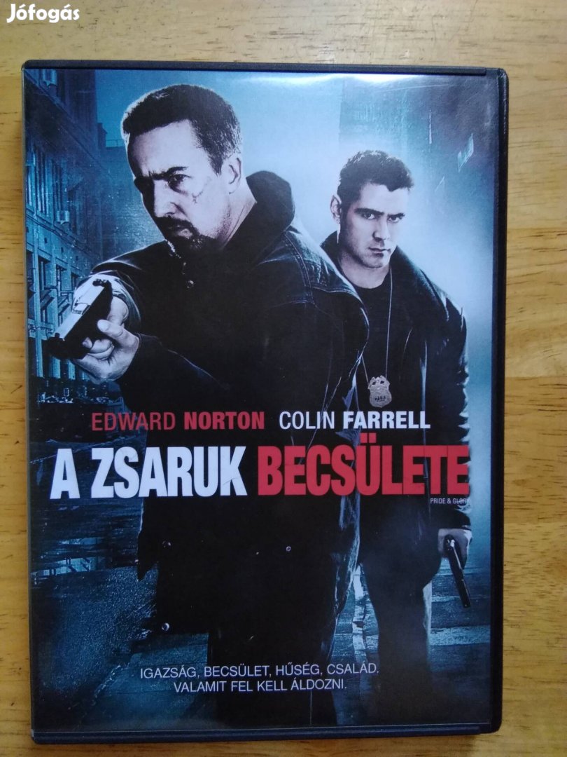 Zsaruk becsülete újszerű dvd Edward Norton - Colin Farrell 