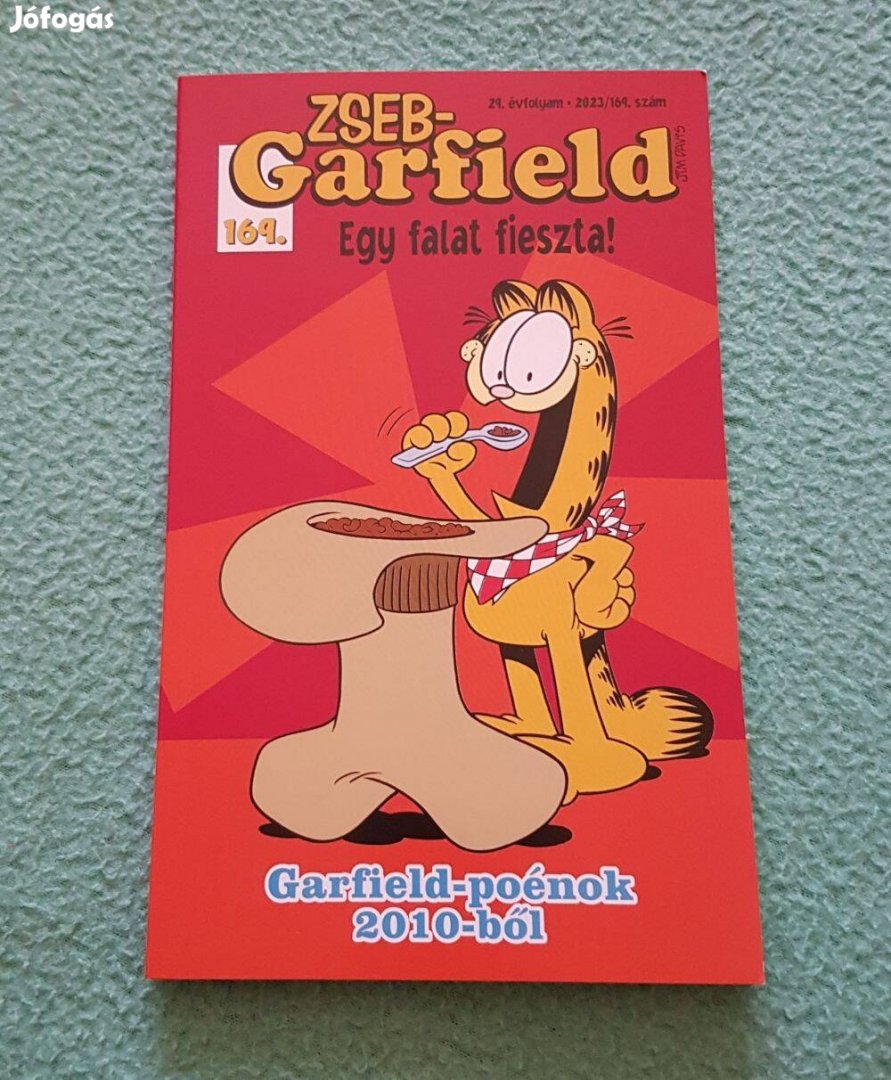 Zseb-Garfield 169. - Egy falat fieszta! könyv (új)