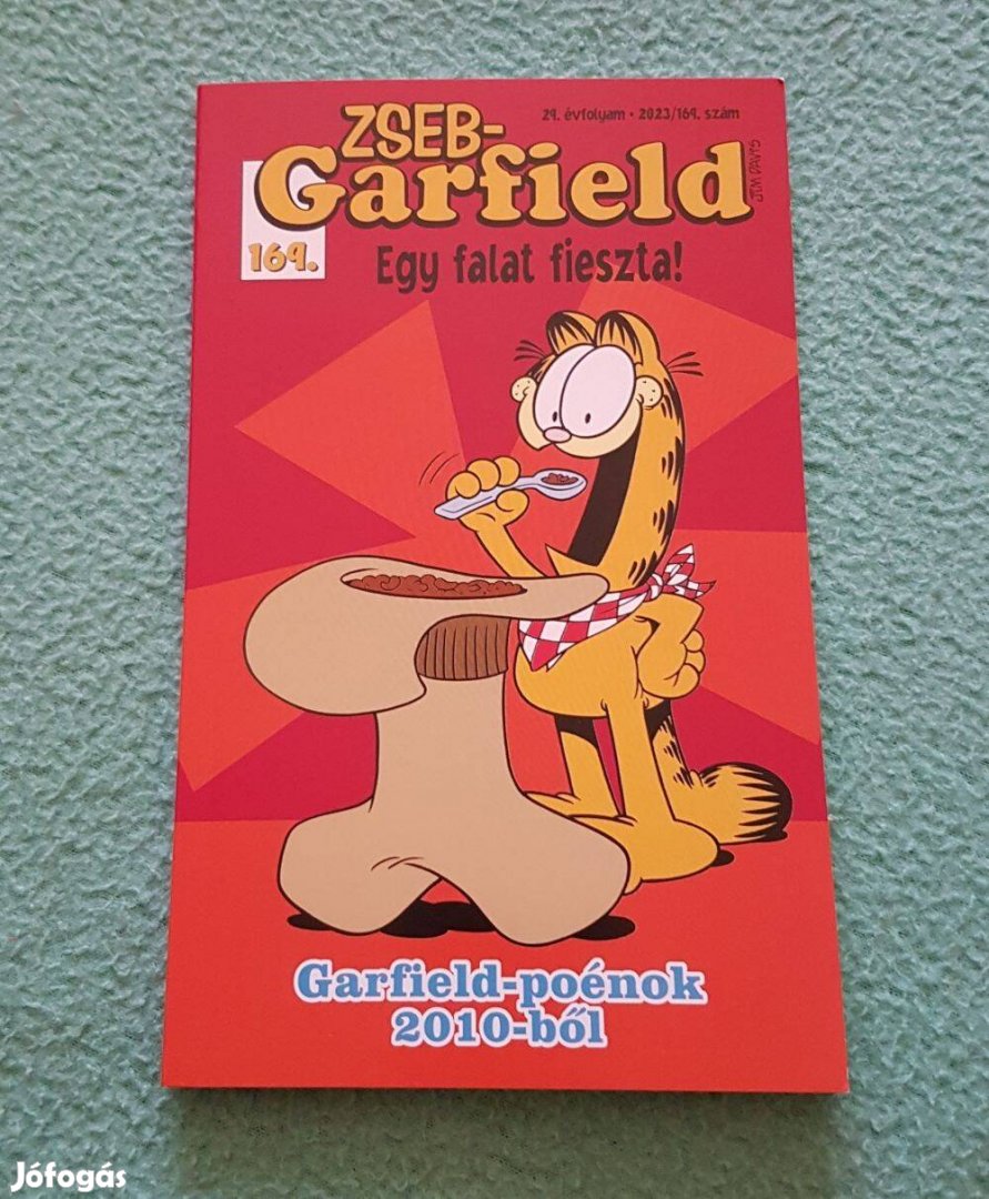 Zseb-Garfield 169. - Egy falat fieszta! könyv (új)