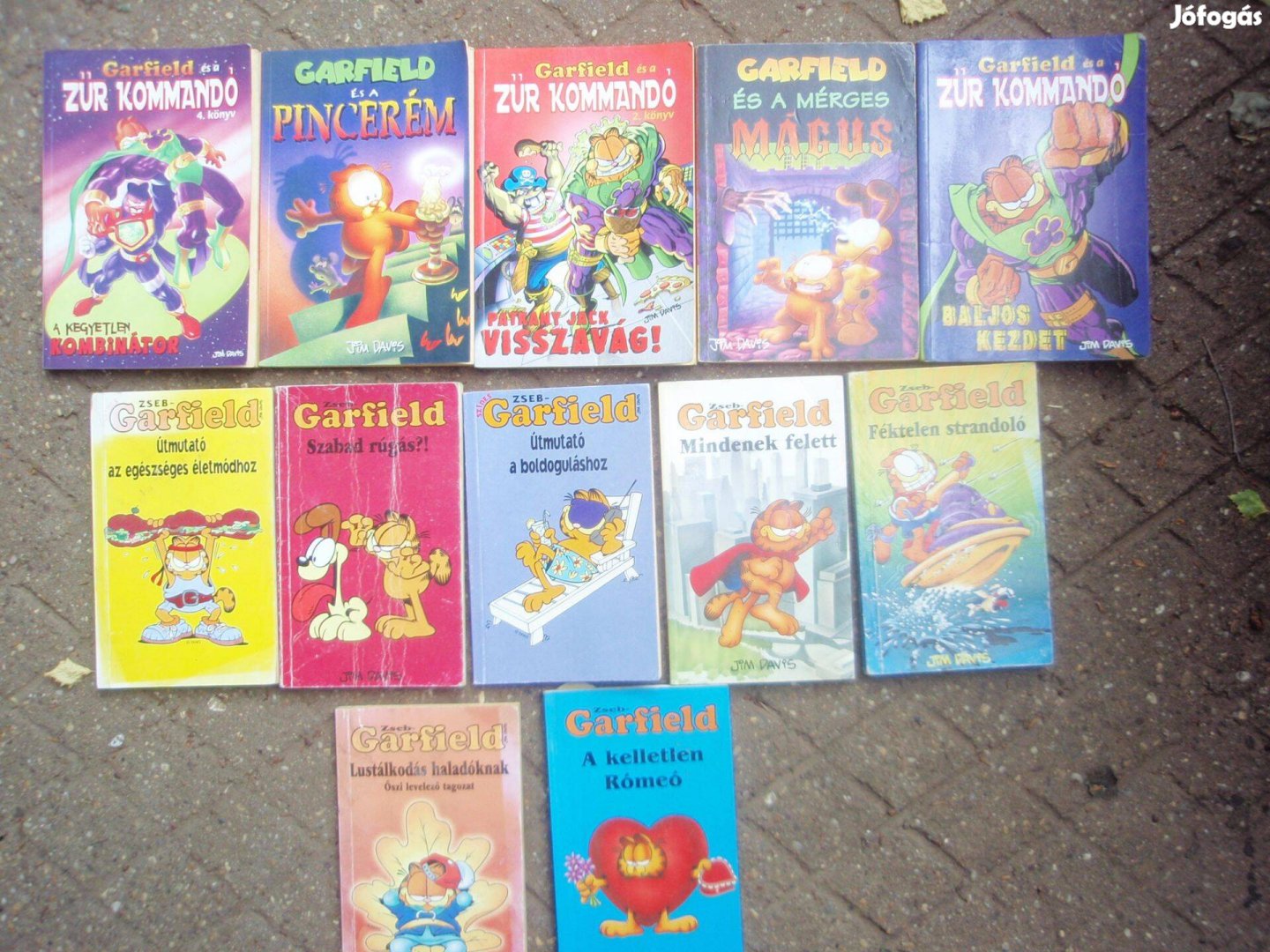 Zseb Garfield és Garfield könyvek