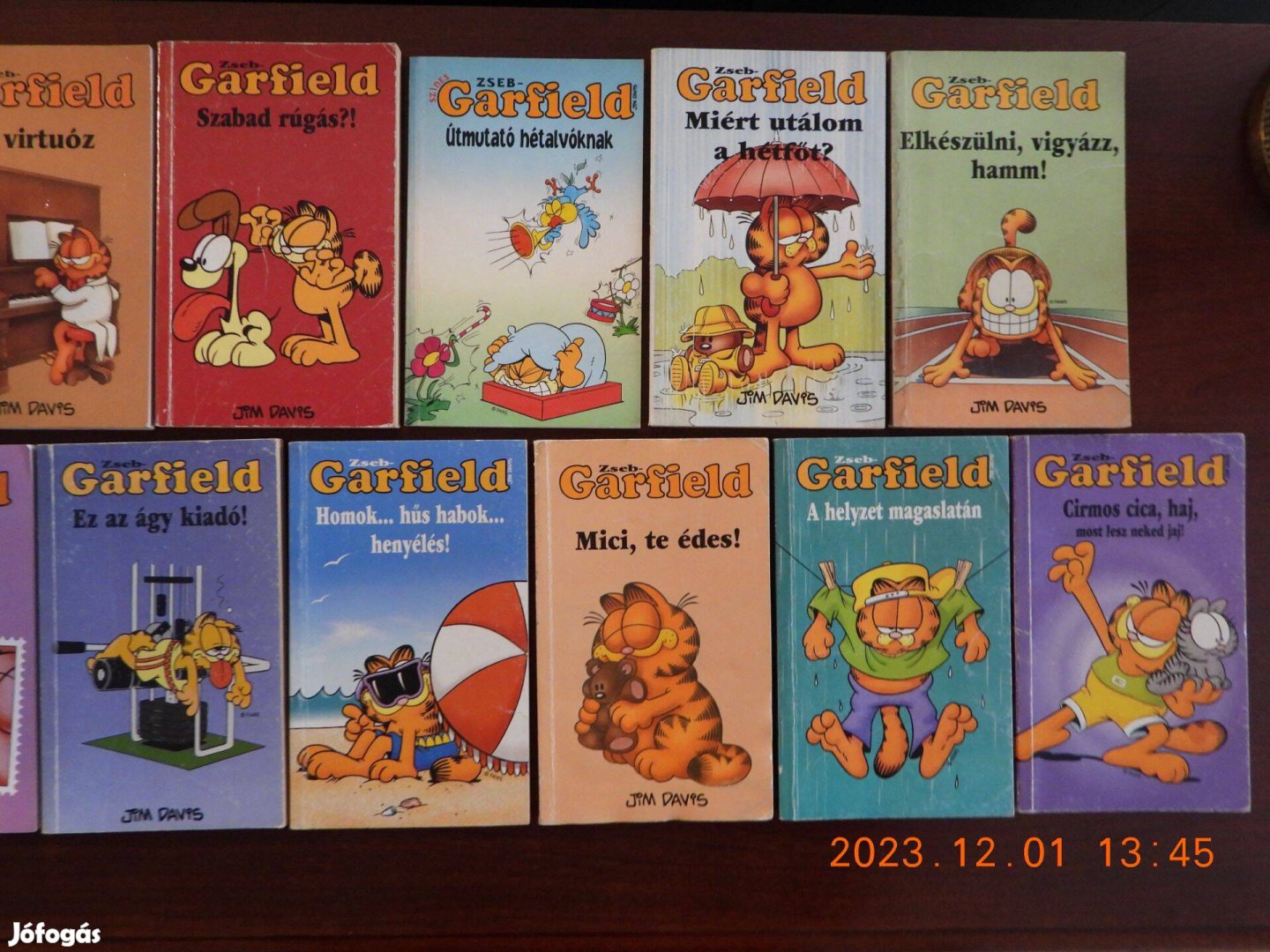 Zseb-Garfield kötetek egyben eladók