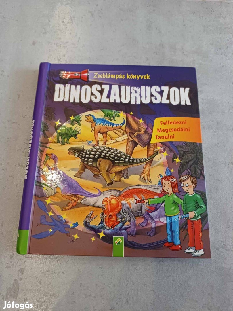 Zseblámpás könyvek- Dinoszauruszok
