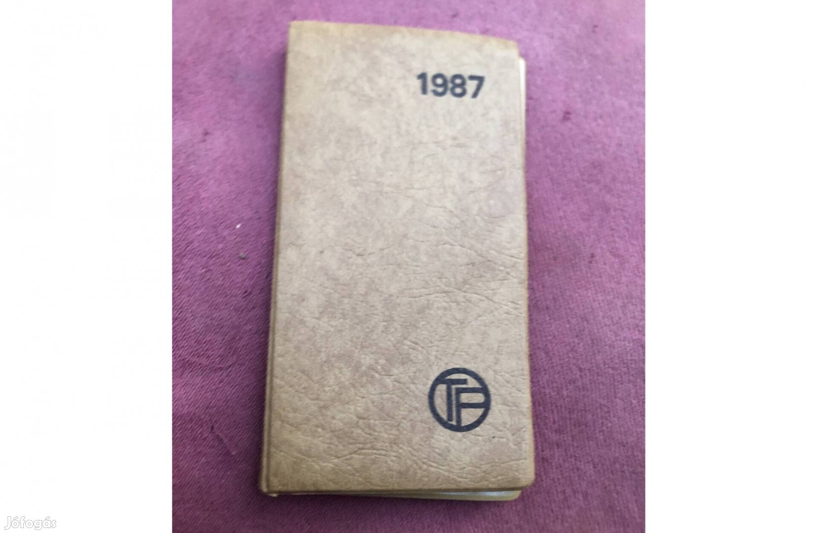Zsebnaptár 1987-es 1000 Ft