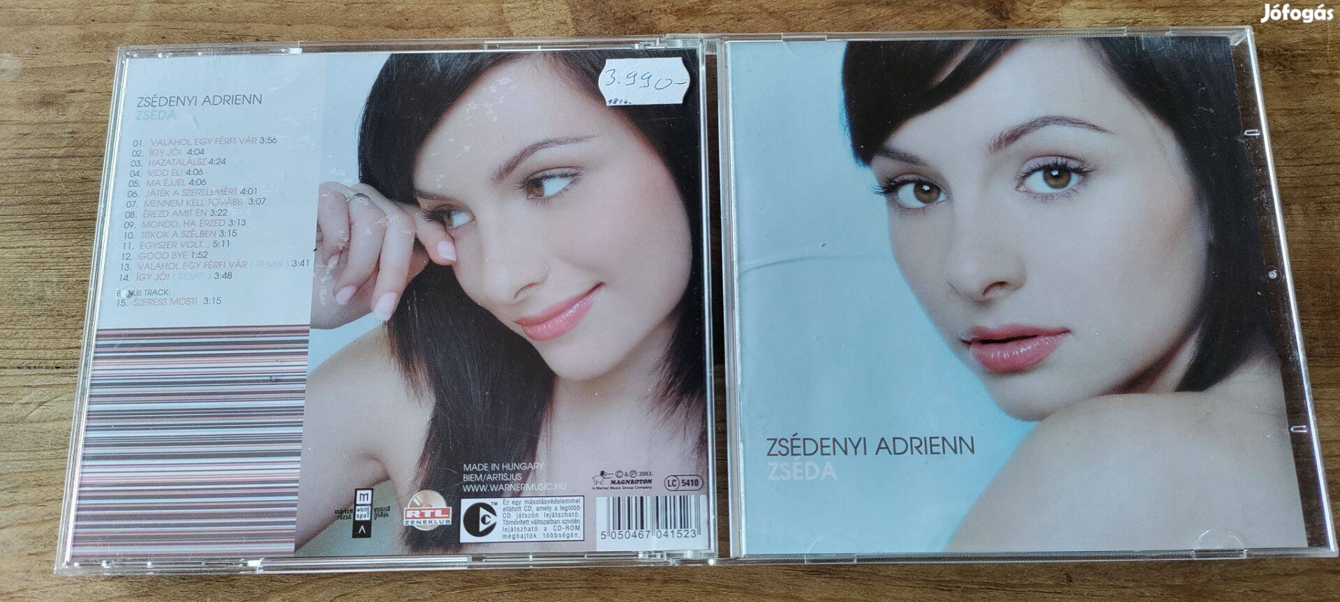 Zsédenyi Adrienn (Zséda) CD gyűjtemény, részletek a leírásban!