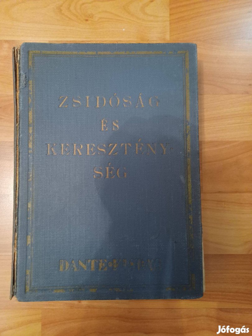 Zsidóság és akereszténység régi könyv