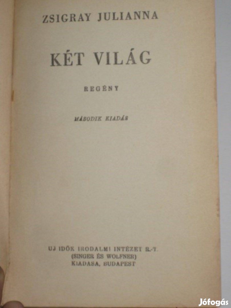 Zsigray Két világ