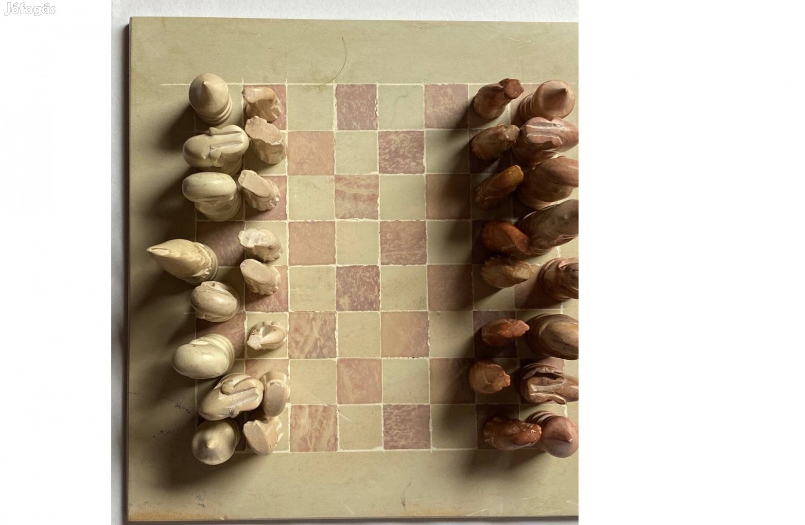 Zsírkő sakk készlet