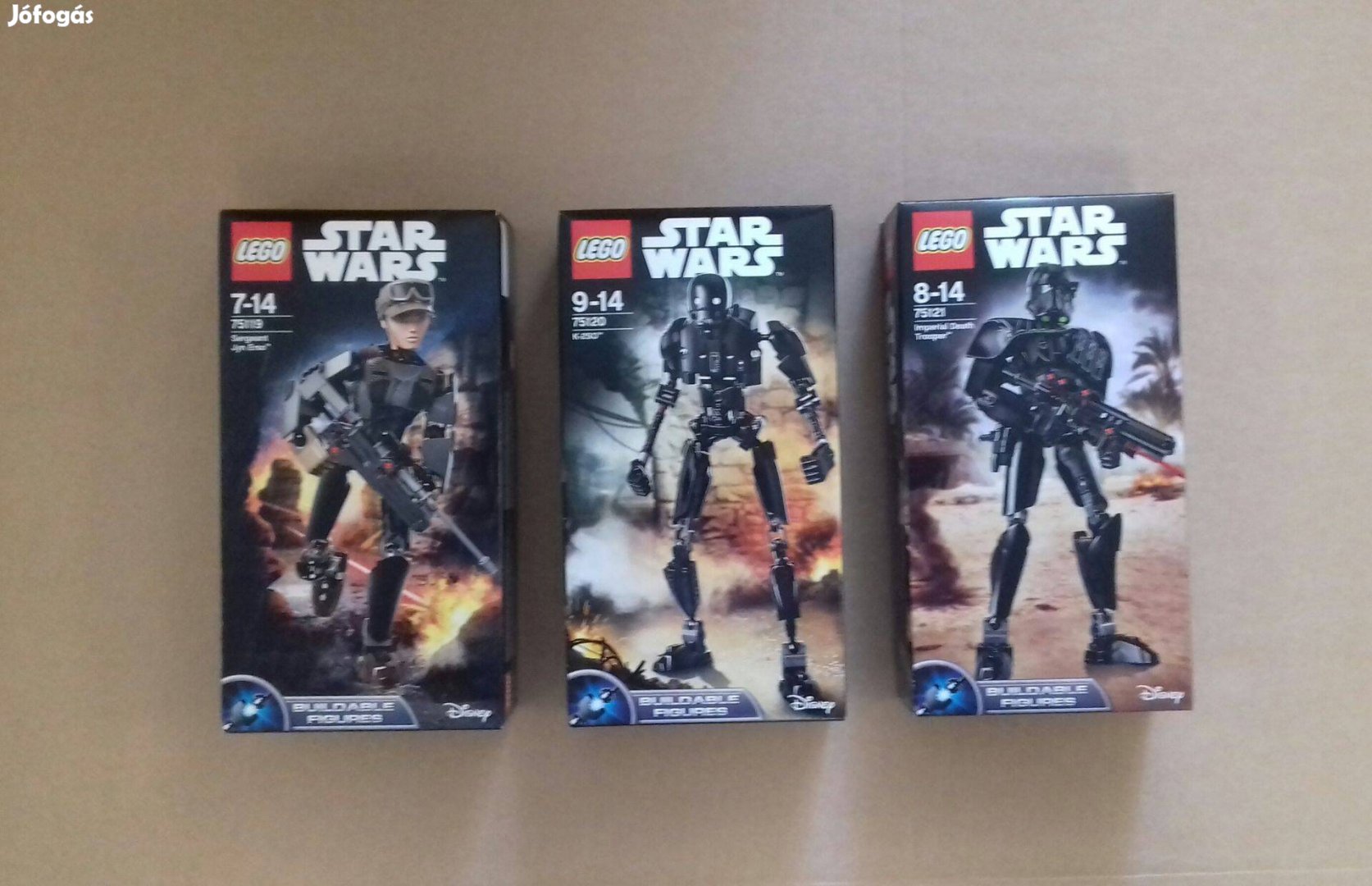 Zsivány Egyes: új Star Wars LEGO 75119 + 75120 + 75121 Foxpost azárban