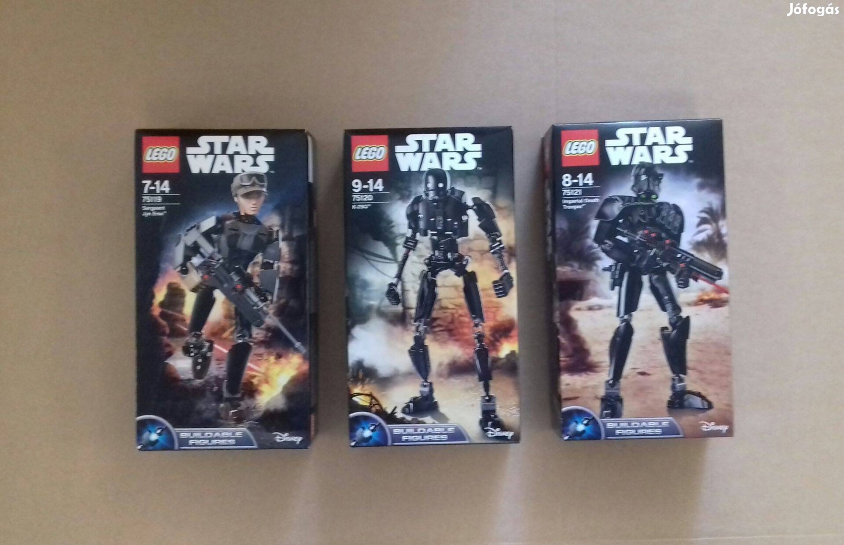 Zsivány Egyes bontatlan Star Wars LEGO 75119 + 75120 + 75121 Fox.árban